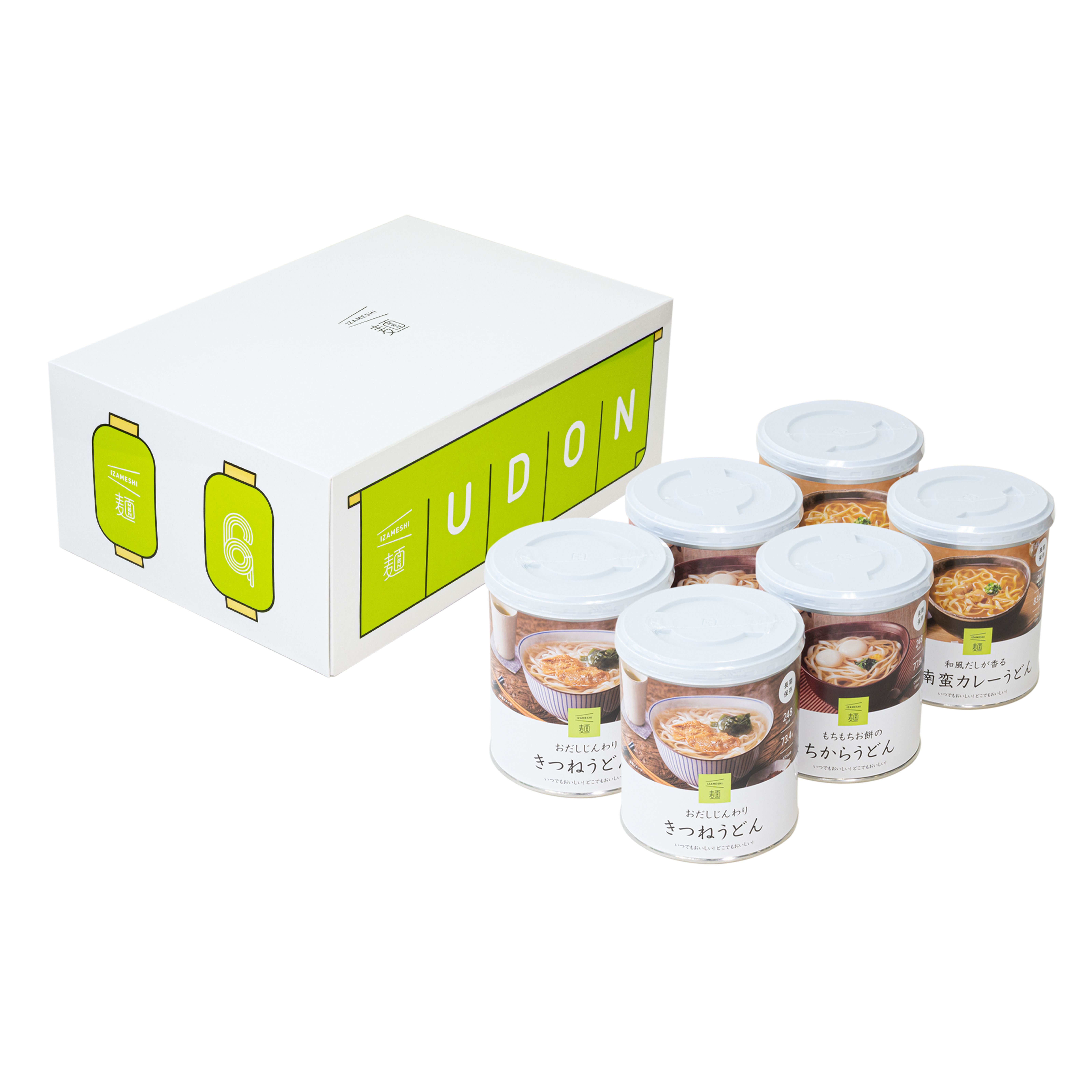 イザメシ　うどん６缶セット