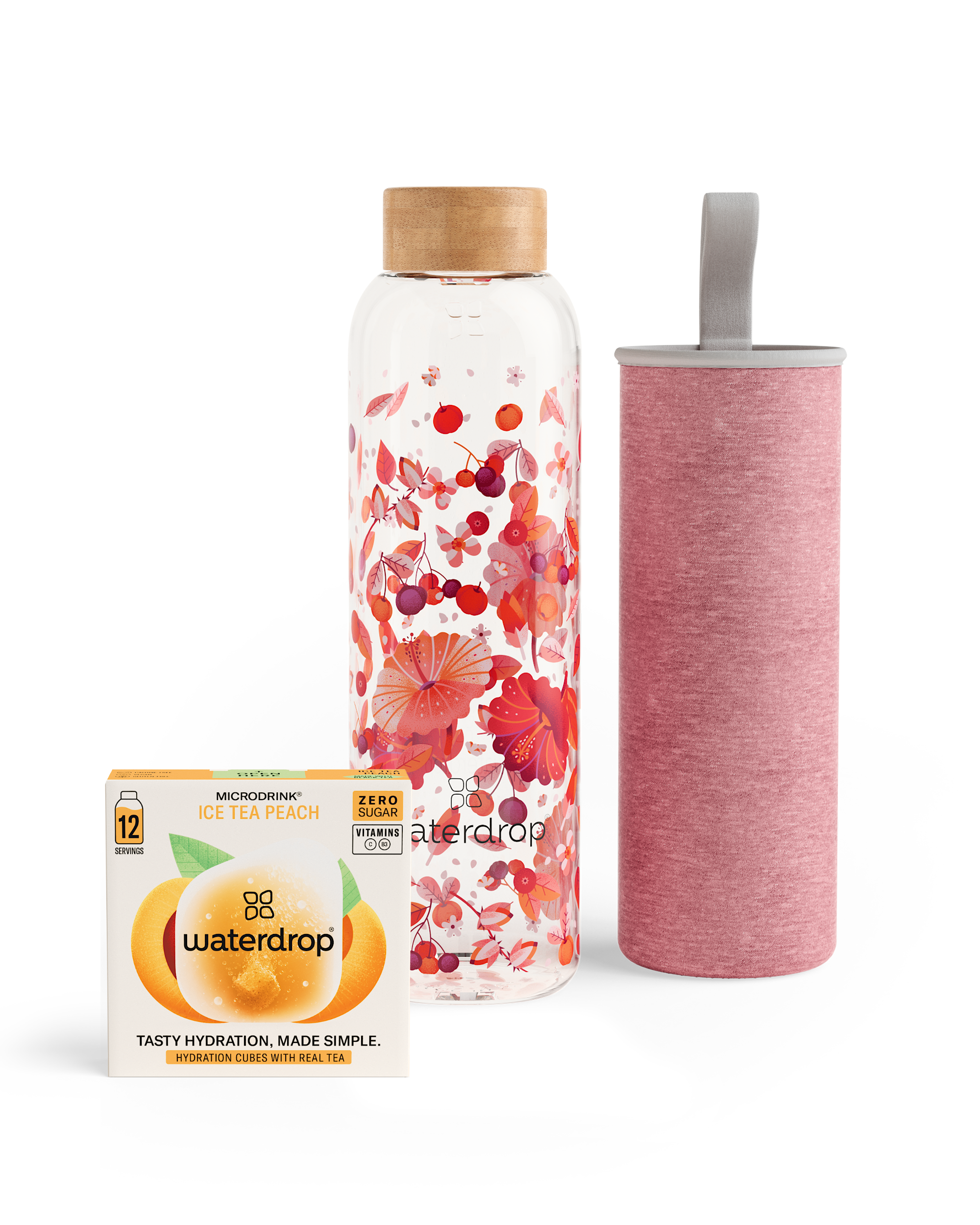 Relax (Red-Pink)  + Ice Tea   ピーチ