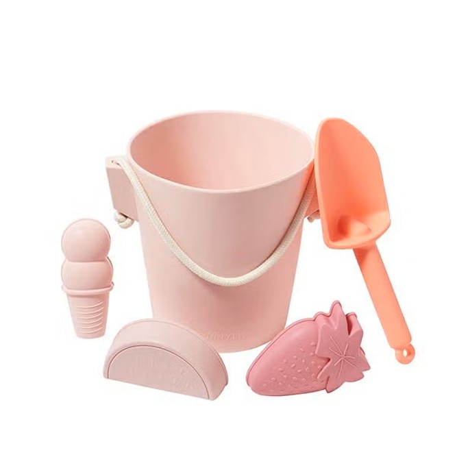 SUNNYLIFE シリコンバケツ＆シャベル ピンク