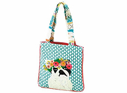 Karma Living　トートバッグ フラワーパグ S